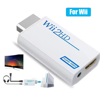 Para Wii HDMI Conversor Full HD 1080P 2 HDTV Adaptador Com Áudio De 3.5mm PC Monitor Display em Oferta na Shopee