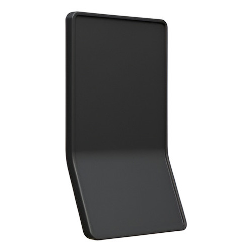Puxador Pocket Preto Fosco Pe 16mm Alternativa Zamac Luxo Preto Fosco Preto