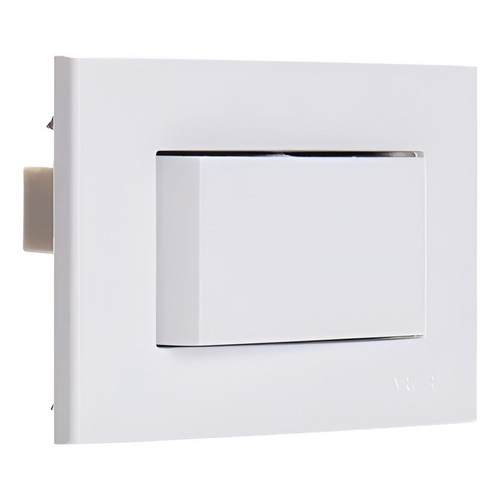 5x Interruptor Simples 10a Embutir Branco+placa Branco