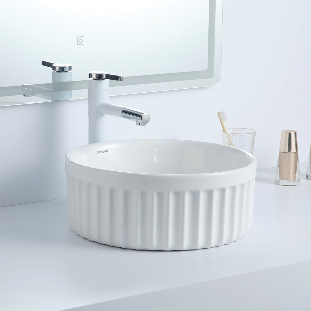 Cuba Deend De Cerâmica Rotonda RigaLuce Banheiro 37x37x14cm em Oferta na Shopee