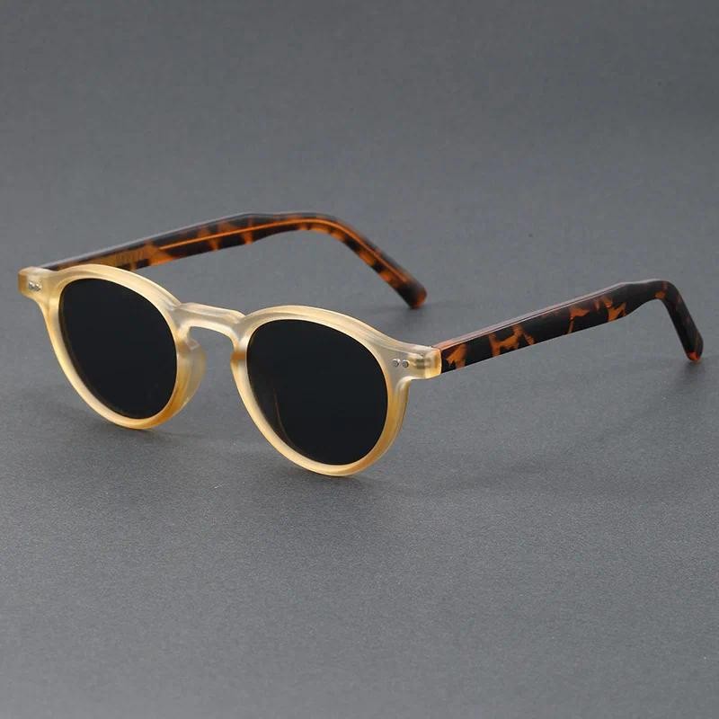 Óculos De Sol Polarizados Masculino TR90 Quadro Moda Feminino Unissex Tendência Decoração Cinza Marrom