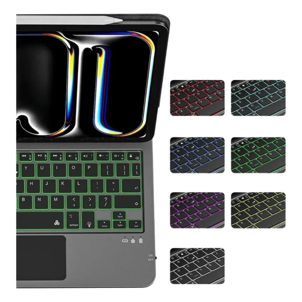 Capa  Wiwu Teclado Magic Mk-003 Para iPad 10.9  Preto  5072