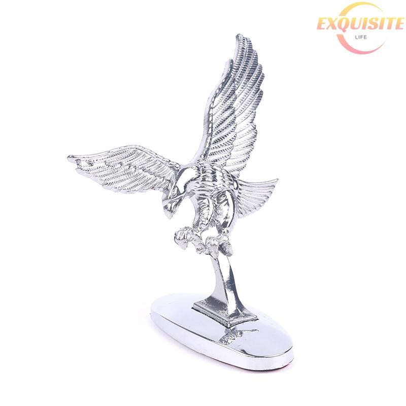 [EL] Capa Dianteira Do Carro Cromado Capô Decoração Emblema 3D Anjo Águia Para Ornamento De Automático Novo