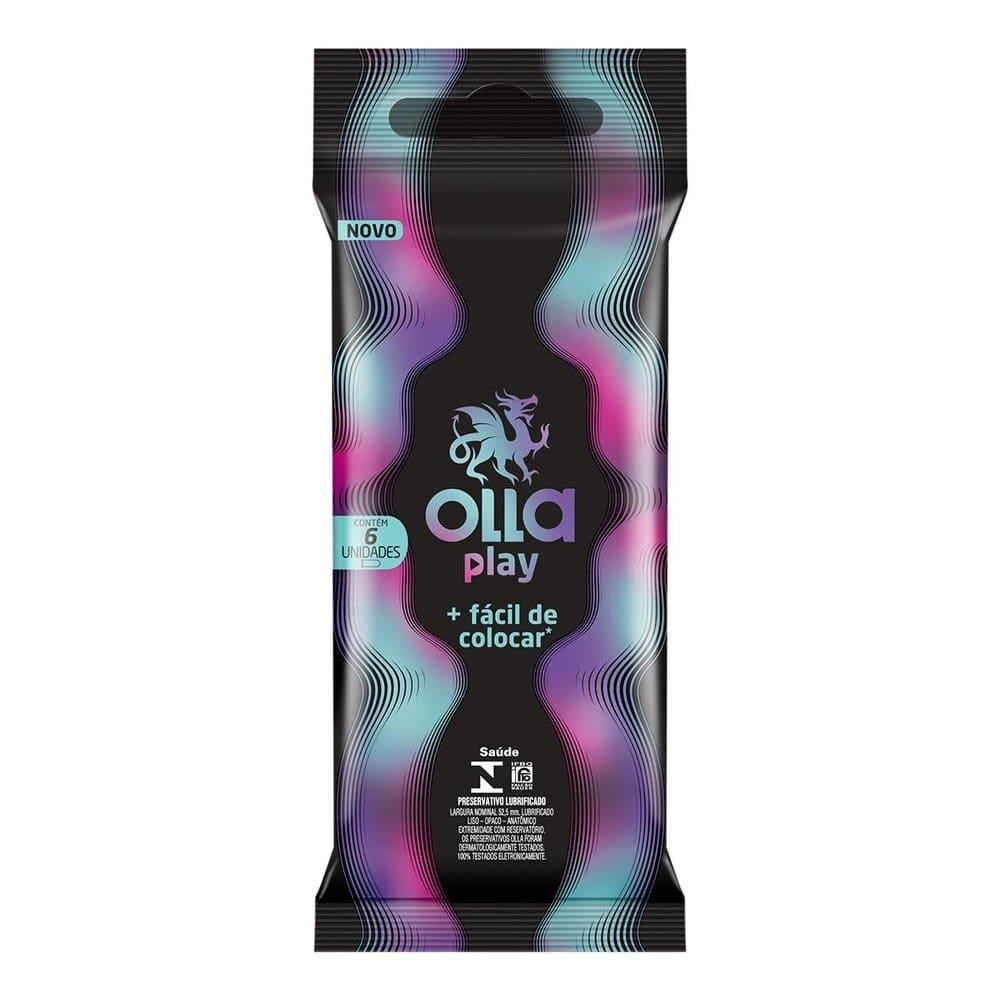 PRESERVATIVO OLLA COM 6 PLAY em Oferta na Shopee