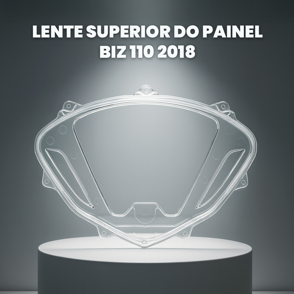Lente Superior Painel Honda Biz 125 11-17 Biz 110 18 Titan 150 04-13 Pop 100 07-15 Pop 110 16-24