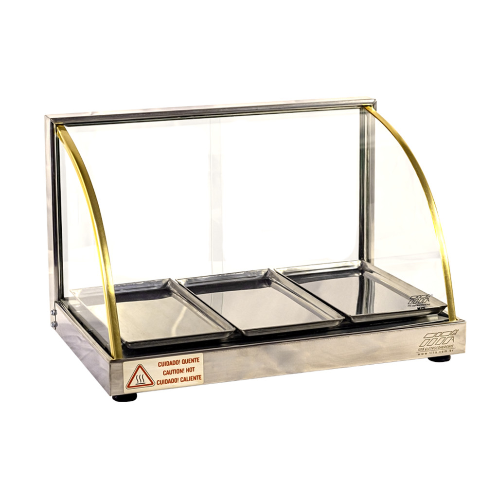 Tita W3b Estufa Expositor Vitrine Alimentos 3 Estufas 127v em Oferta na Shopee