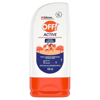 Loção Repelente Off Active Longa Duração 100ml em Oferta na Shopee