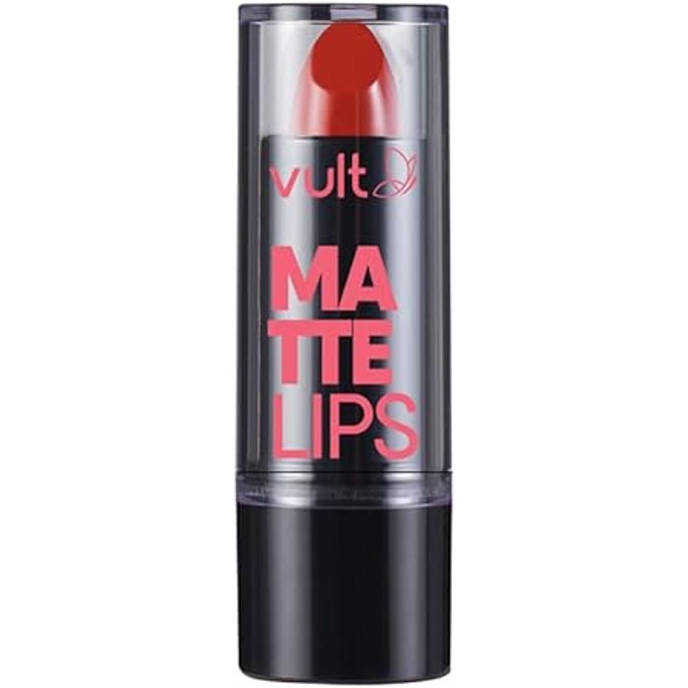 Vult Batom Matte Lips Vermelho Carmim