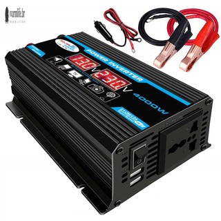 3000W 12V Inversor Ultrassônico USB Duplo Elétrico De Alta Potência