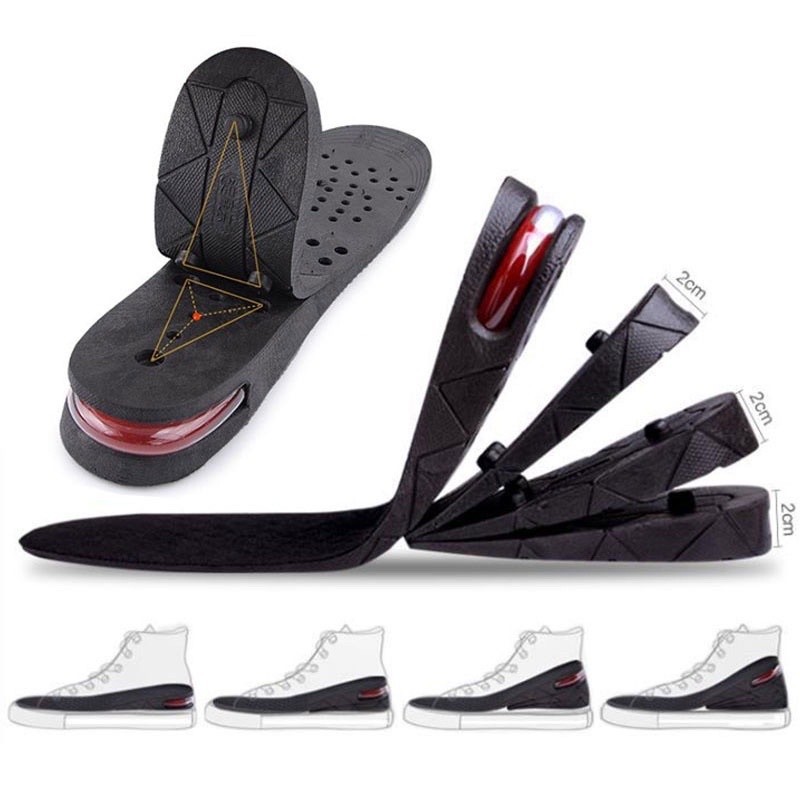 Palmilha Elevador Aumenta Altura Salto Invisível Ficar Mais Alto Confortável Recortável