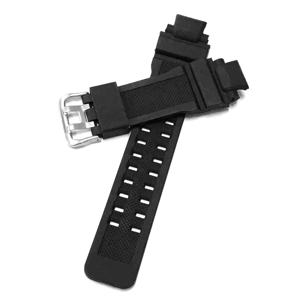 Pulseira Mormaii Mo1417/ Mog2389/MO9789A/MO1949/MO1949A/MO3231AB/OB03/Casio GW-A1100 Preto