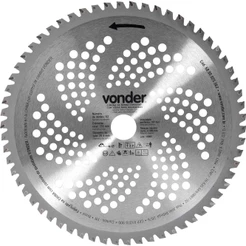 Lâmina Circular Com Vídea Para Roçadeiras 255mm X 25 Vonder
