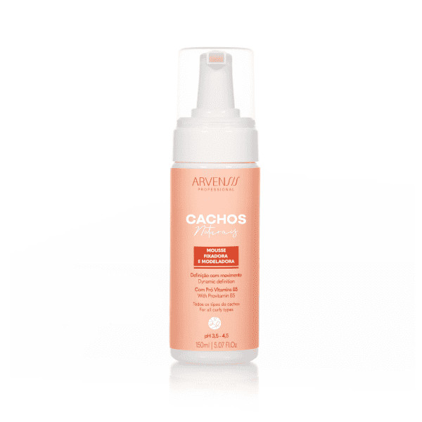 Mousse Fixadora e Modeladora Cachos Naturais Arvensis 150ml