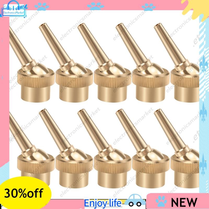 10 Pçs 1/2 Polegada DN15 Jato De Bronze Em Linha Reta Ajustável Fonte Bicos Água Piscina Jardim Paisagem Decoração Equip
