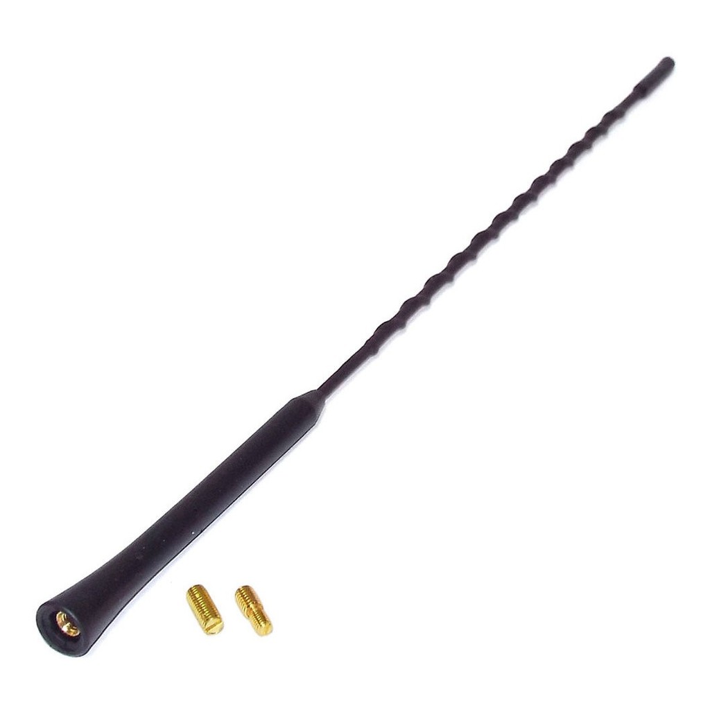 Haste De Antena Externa Automotiva Universal Longa 40cm Preto