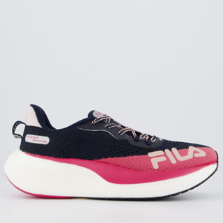 Tênis Fila Racer Speedzone Feminino Marinho e Rosa em Oferta na Shopee