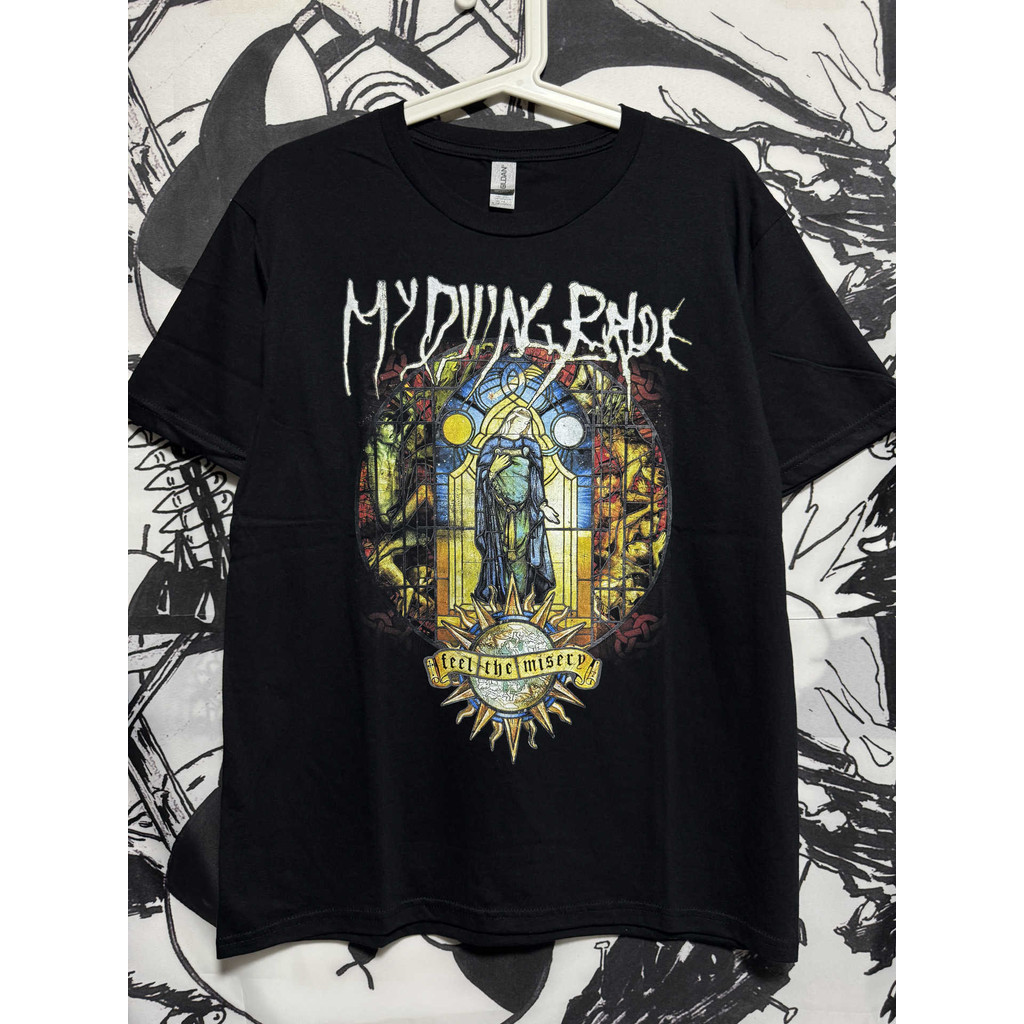 Camiseta Unissex My Dying Bride Doom Metal Britânico Melancólico Única 100% algodão