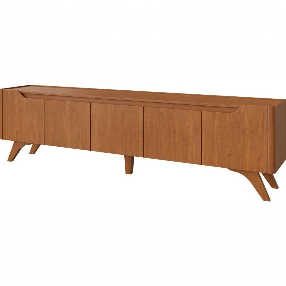 Rack Grecia 4 Portas E 1 Gaveta Mavaular Naturale