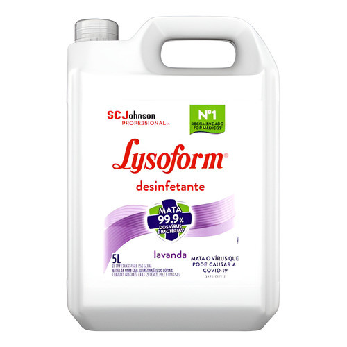 Desinfetante Líquido Lysoform Lavanda 5 Litros