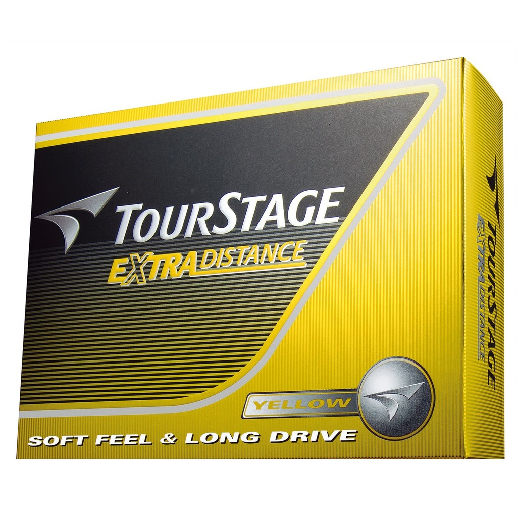 Bolas De Golfe Japonesas Genuínas Bridgestone TOURSTAGE De Distância Extra 12 Peças Capa Durável Amarela