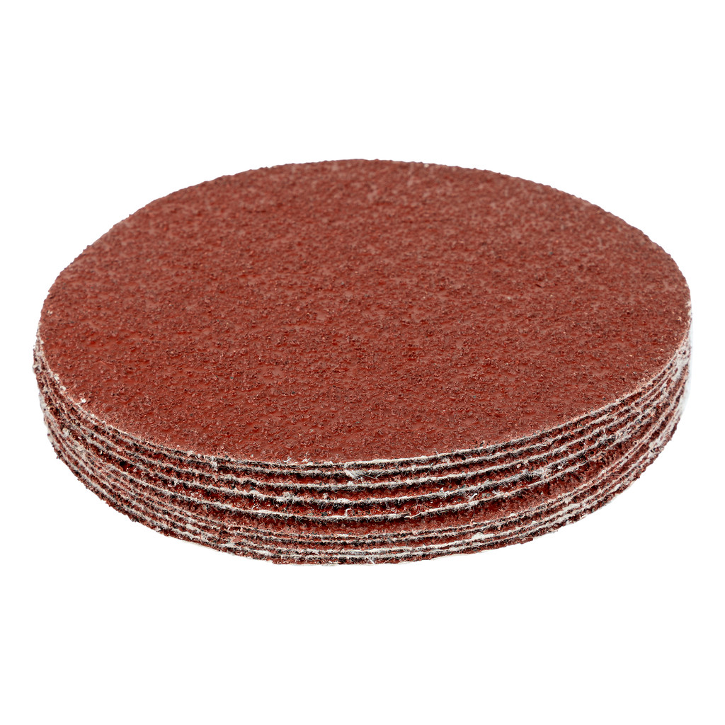 DISCO DE LIXA COM VELCRO, GRAO 24, 125MM, 10PCS // MTX em Oferta na Shopee