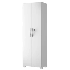 Armário Multiuso Com Chave 2 Portas Chicago Notável Branco