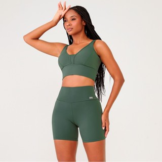 Short Basics Verde Tundra Poliamida em Oferta na Shopee