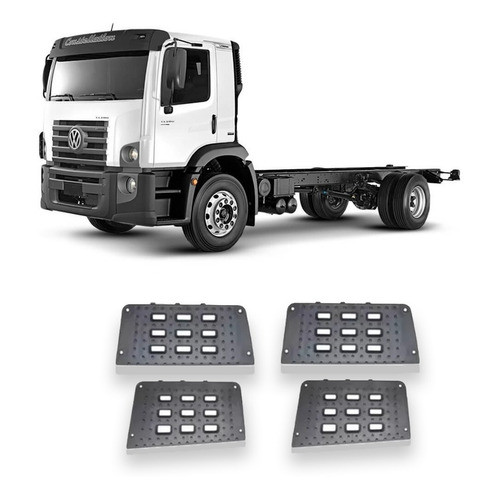 Tapete Estribo VW Constellation 13180 24250 15180 17250 Cinza