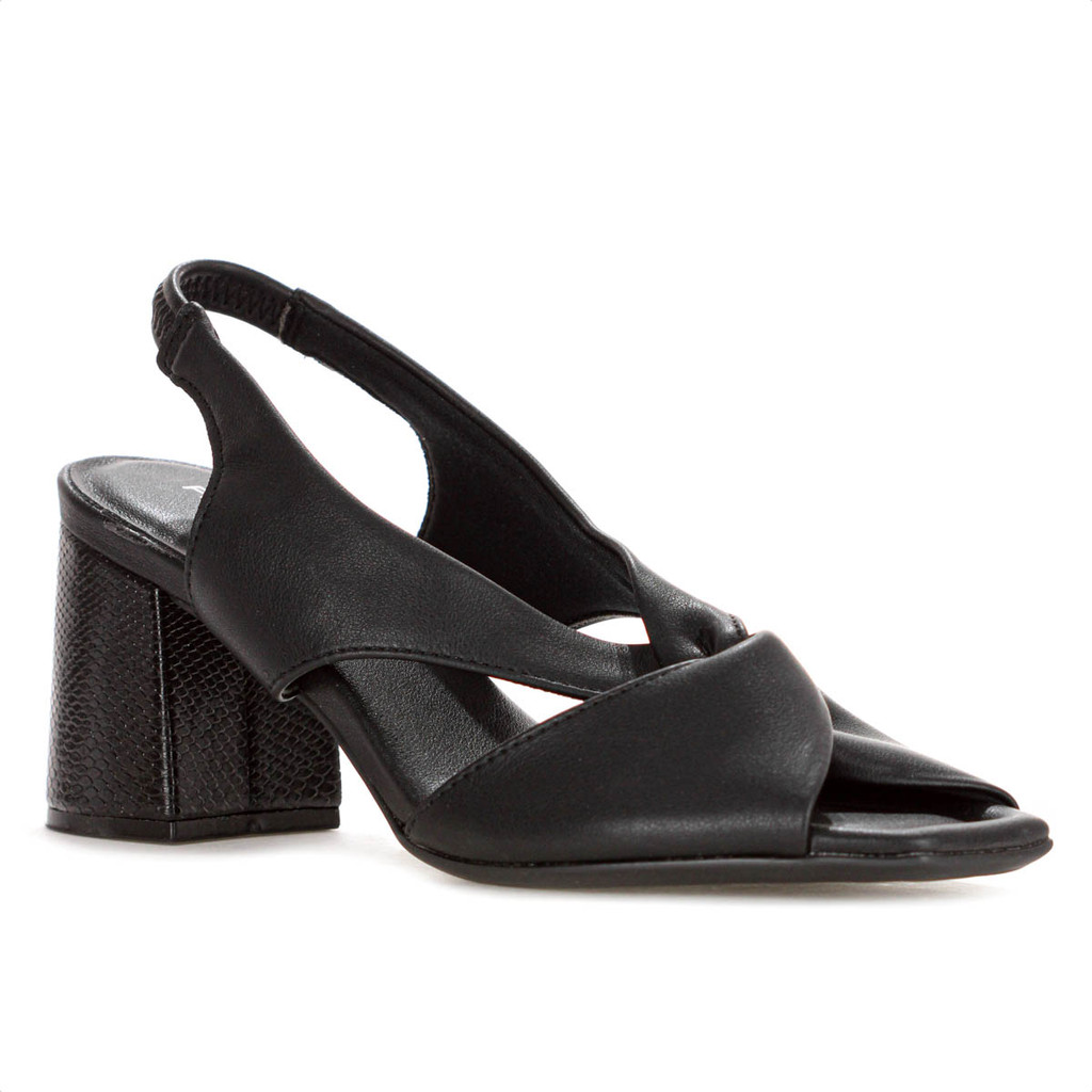 Sandália Piccadilly Salto Médio Flavia Preto - Feminino em Oferta na Shopee