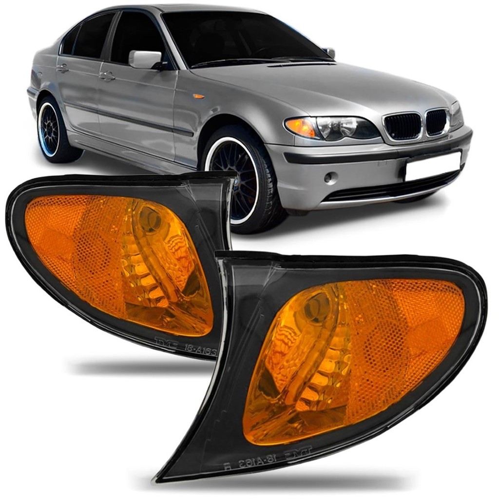 Lanterna Dianteira Bmw Série 3 2002 2003 2004 2005 Âmbar Fumê em Oferta na Shopee