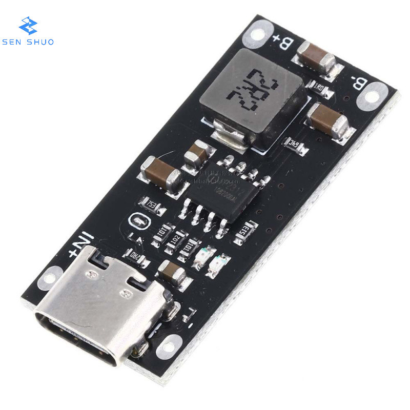 Placa de carregamento rápido da bateria de lítio três-Yuan do polímero IP2312 3A 5V a 4.2V 4.35V tipo C