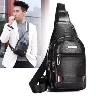 Mochila Bolsa de Peito Tiracolo Pochete Impermeável Bolsa Transversal Masculina/ALINA