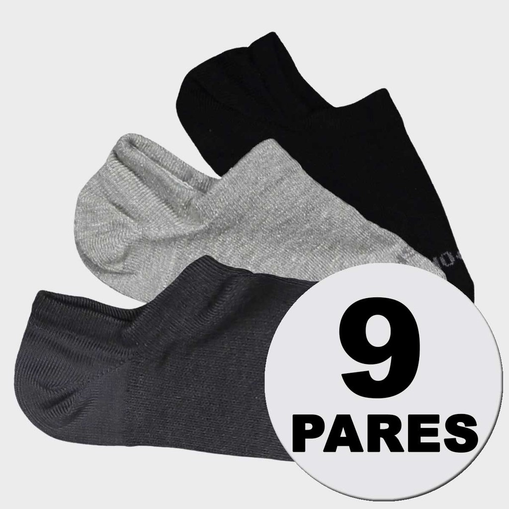 Kit Meia Lupo Sport Sapatilha 9 Pares Sortida