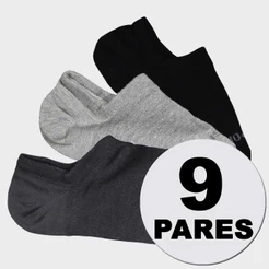 Kit Meia Lupo Sport Sapatilha 9 Pares Sortida