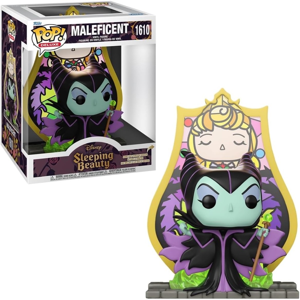 Boneco Funko Pop Disney Sleeping Beauty Malévola 1610 Vitral