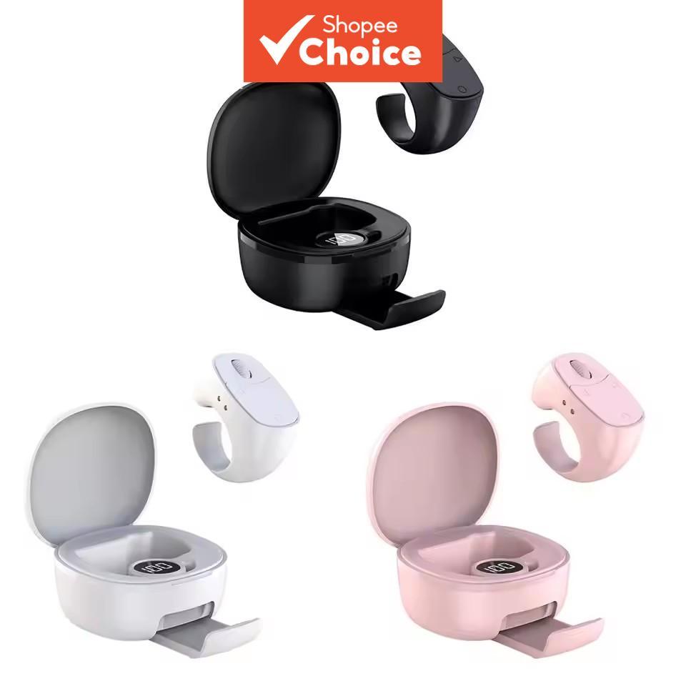 Novo Controle Remoto de Anel Bluetooth com Clique Único para Selfie, Virar Página e Rolagem Livre de Mãos
