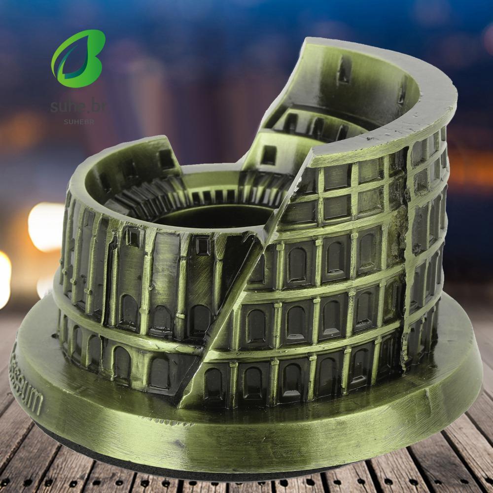 SFBSF Modelo De Coliseu Romano , Mini Estátua Em Miniatura De Liga , Exibição De Mesa De Bronze Decoração De Roma Antiga