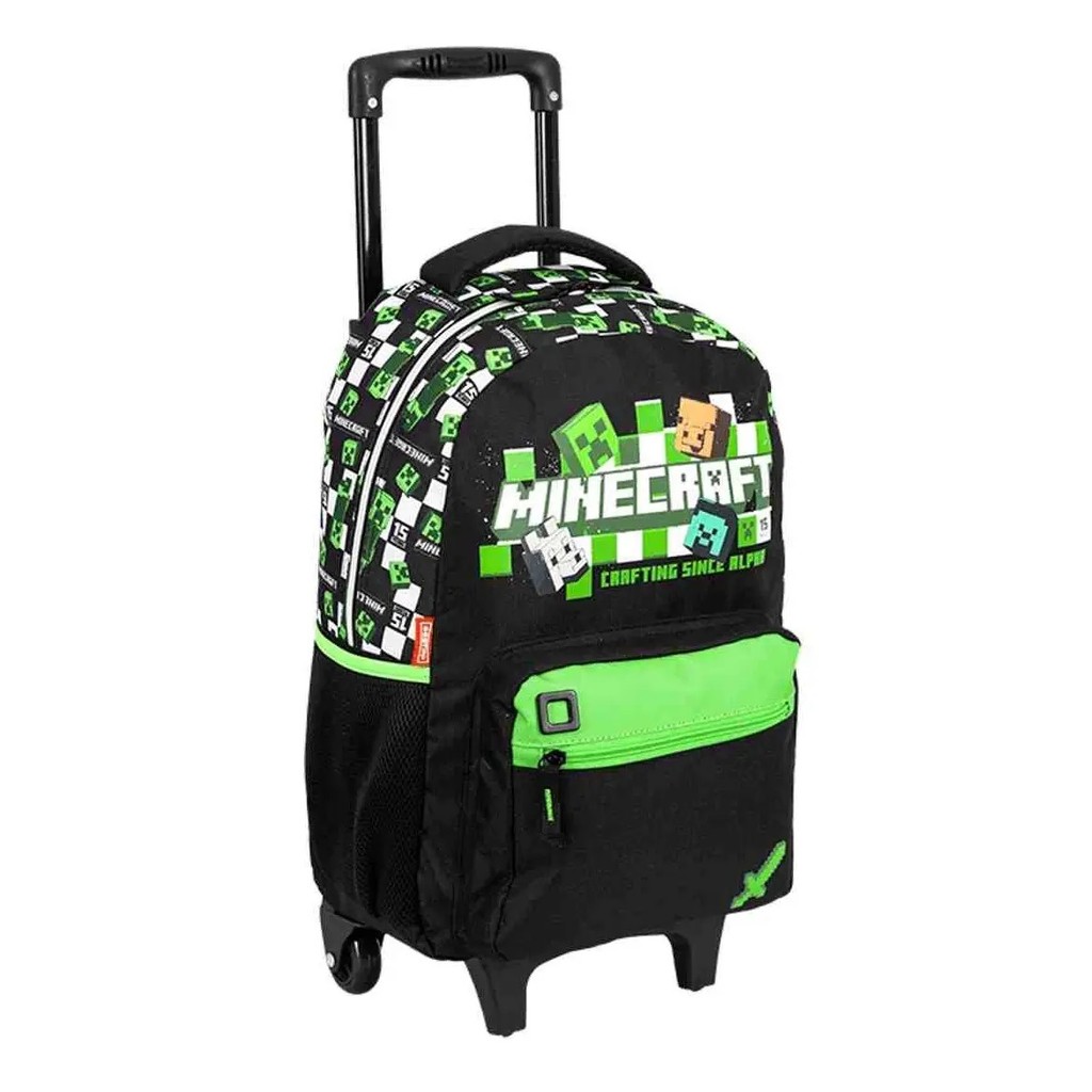 MOCHILA SESTINI RODINHAS MOCHILETE MINECRAFT PLUS 15 ANOS 066288-00