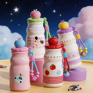 Copo Térmico Infantil 480ml Mini Portátil Mantém Quente e Frio Tampa Fofa MUITO BOM