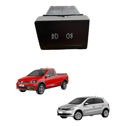 Interruptor Farol Milha Vw Saveiro Gol 2012/2015 Com Detalhe