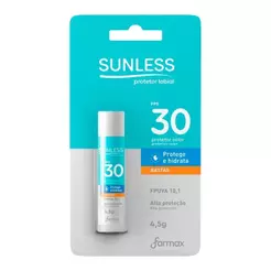 Protetor Labial Sunless FPS30 Bastão 4,5g