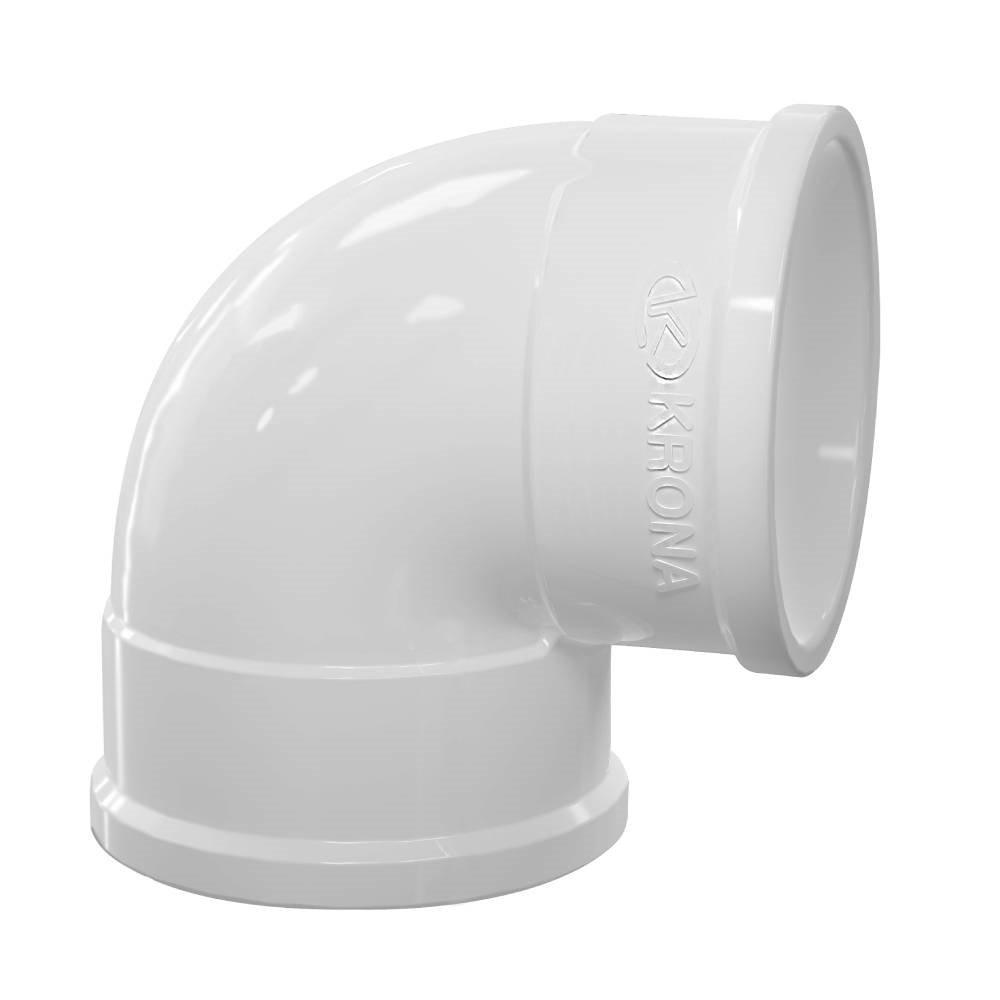 Joelho Esgosto Krona 90o 40mm - Embalagem com 50 Unidades