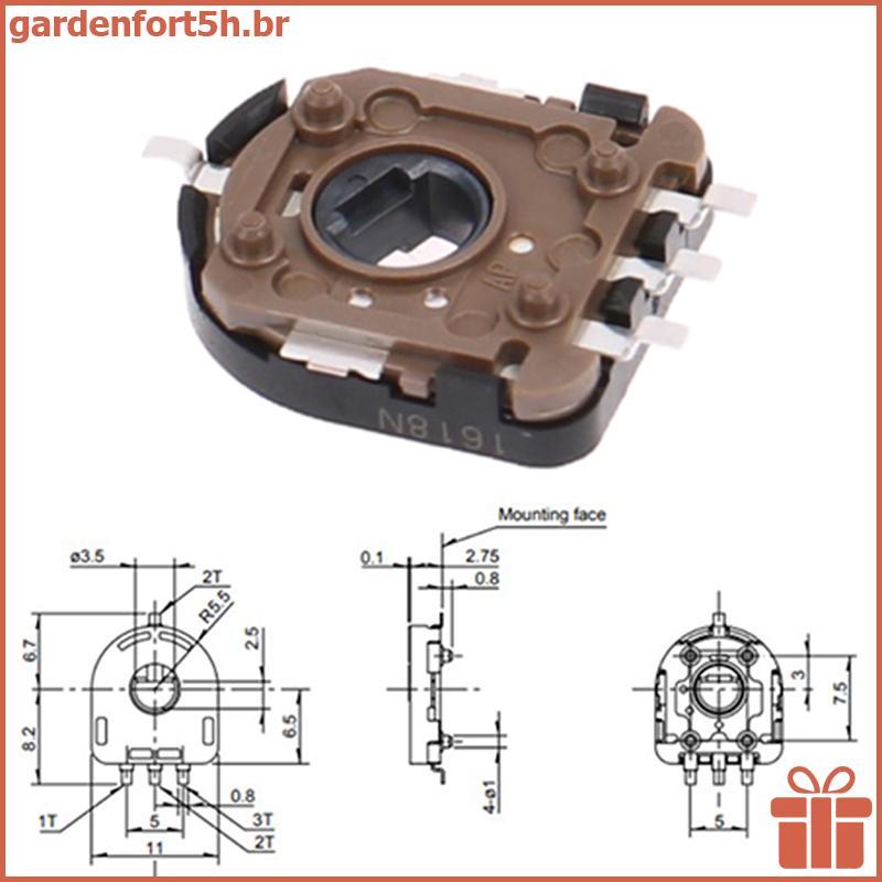 GARDE 2 Unidades Rdc503013um Sensor De Detecção De Ângulo De Rotação Da Copiadora Do Projetor 10K Posição Resistiva Chip