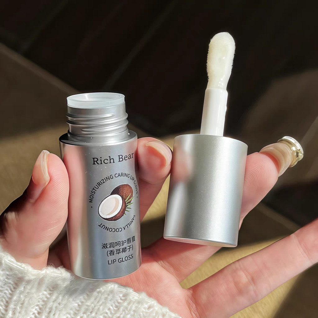 As estrelas que secam os lábios são loucas!Fig Vanilla Coconut Lip Balm Hidratante Hidratante Óleo Labial Mel Feminino A