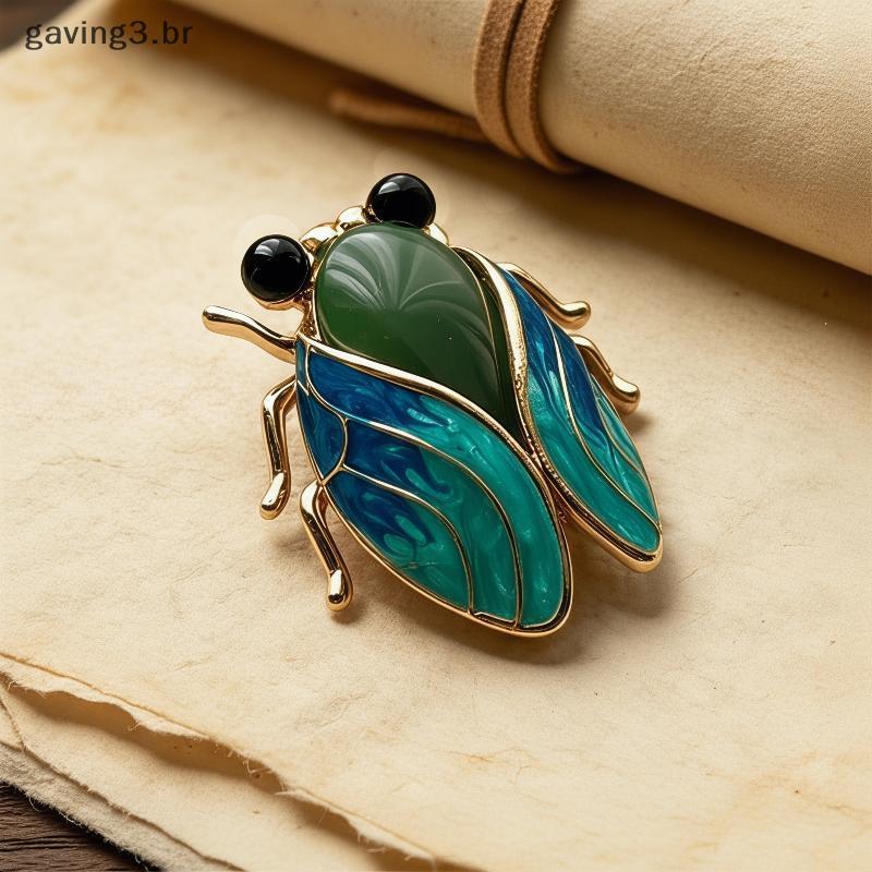 [GAVBR] Broche De Cigarra Vintage Leve E Portátil Alfinete De Inseto 1 Peça Joias Unissex Para Mulheres Homens Roupas De