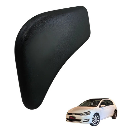 Acabamento Interno Retrovisor Esq Vw Golf 2015 5g0837097a Preto