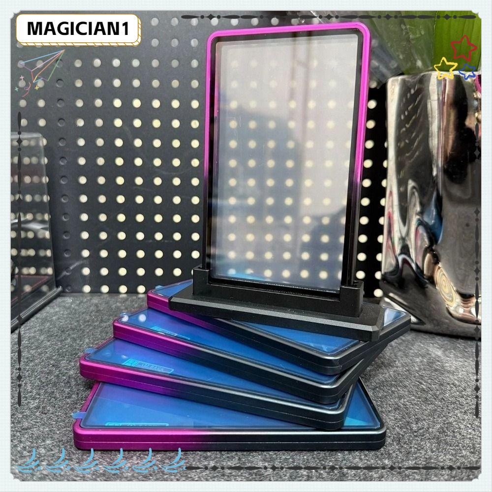 Caixa De Proteção Para Cartão Colecionável MAGICIAN , Cor Gradiente De Vidro Dupla Face 35PT PSA/CGC , Transparente