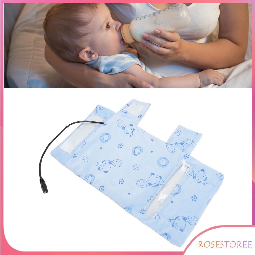 Rosestoree Aquecedor de garrafas de viagem portátil, 3 temperaturas de aquecimento, tempo de isolamento, usb, protetor