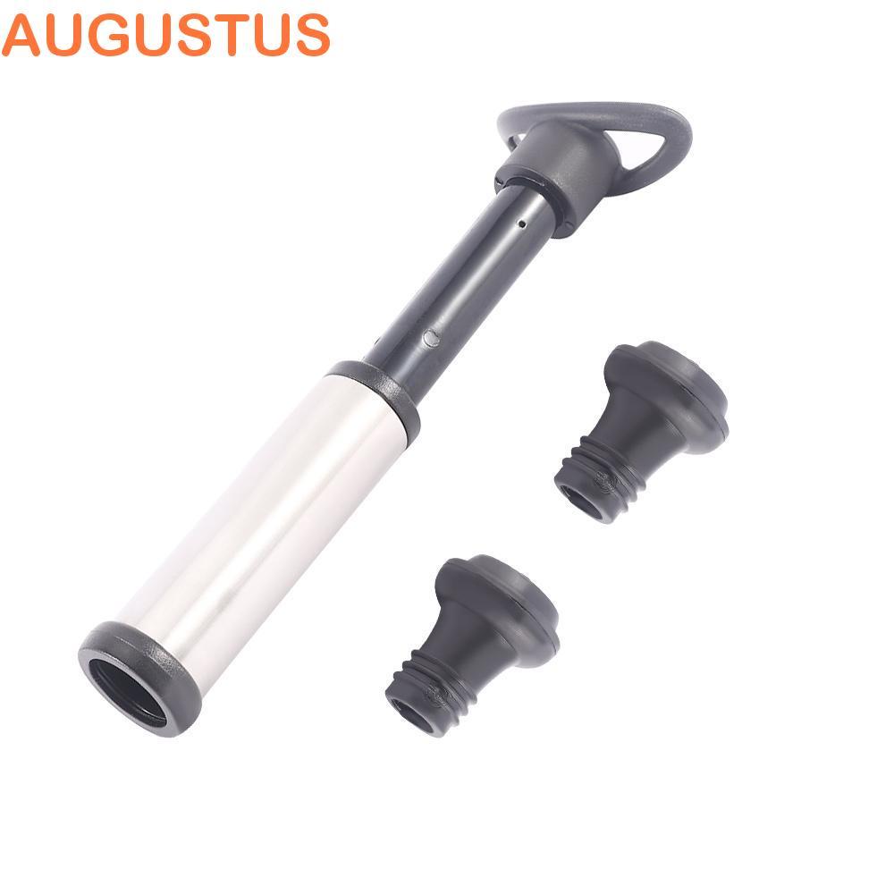 AUGUSTUS Air Lock Mantém O Vinho Fresco Com Bomba De Vácuo Aerador Reutilizável Doméstico De Aço Inoxidável