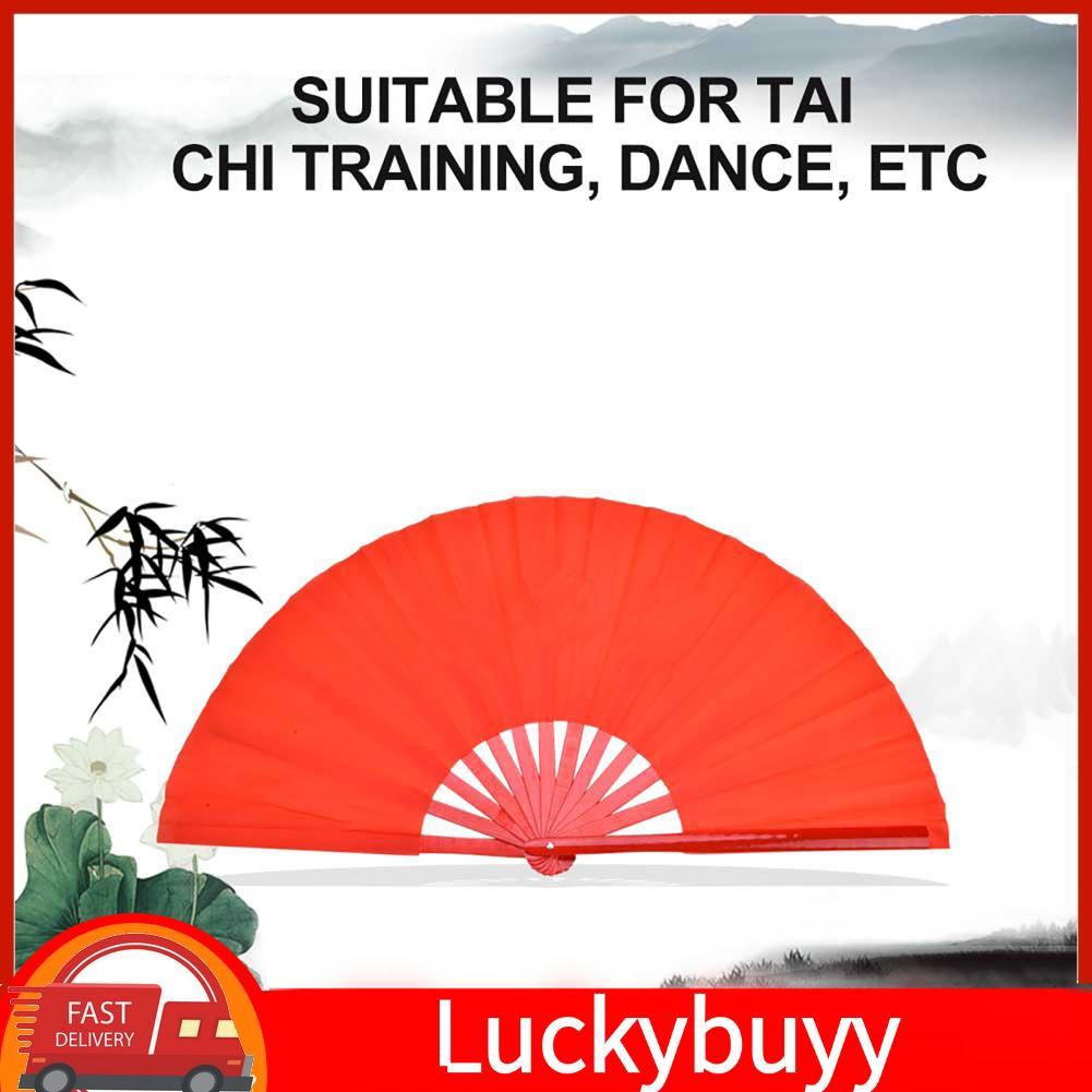 Luckybuyy-br Poenvfpo tai chi leque desempenho chinês tradicional seda mão direita wushu kung fu dança para leques